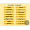Font Choices - Here are a list of font choices. If your favorite one isn't listed please contact me and let me add it to the list. 